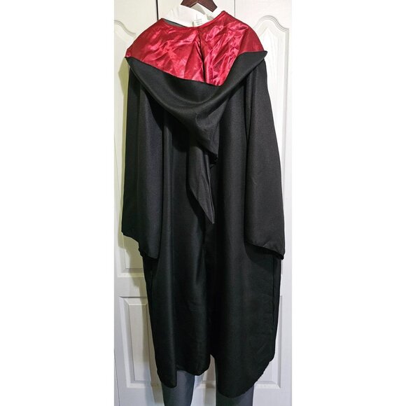 Harry Potter Gryffindor Costume Mens XXL Robe Outfit Sorting Hat Wand Lantern - Picture 7 of 15